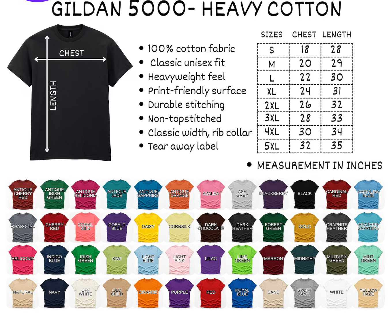 Bulk Lot of 100 Custom Printed T-Shirts Front Back Print Gildan Unisex T-Shirt
