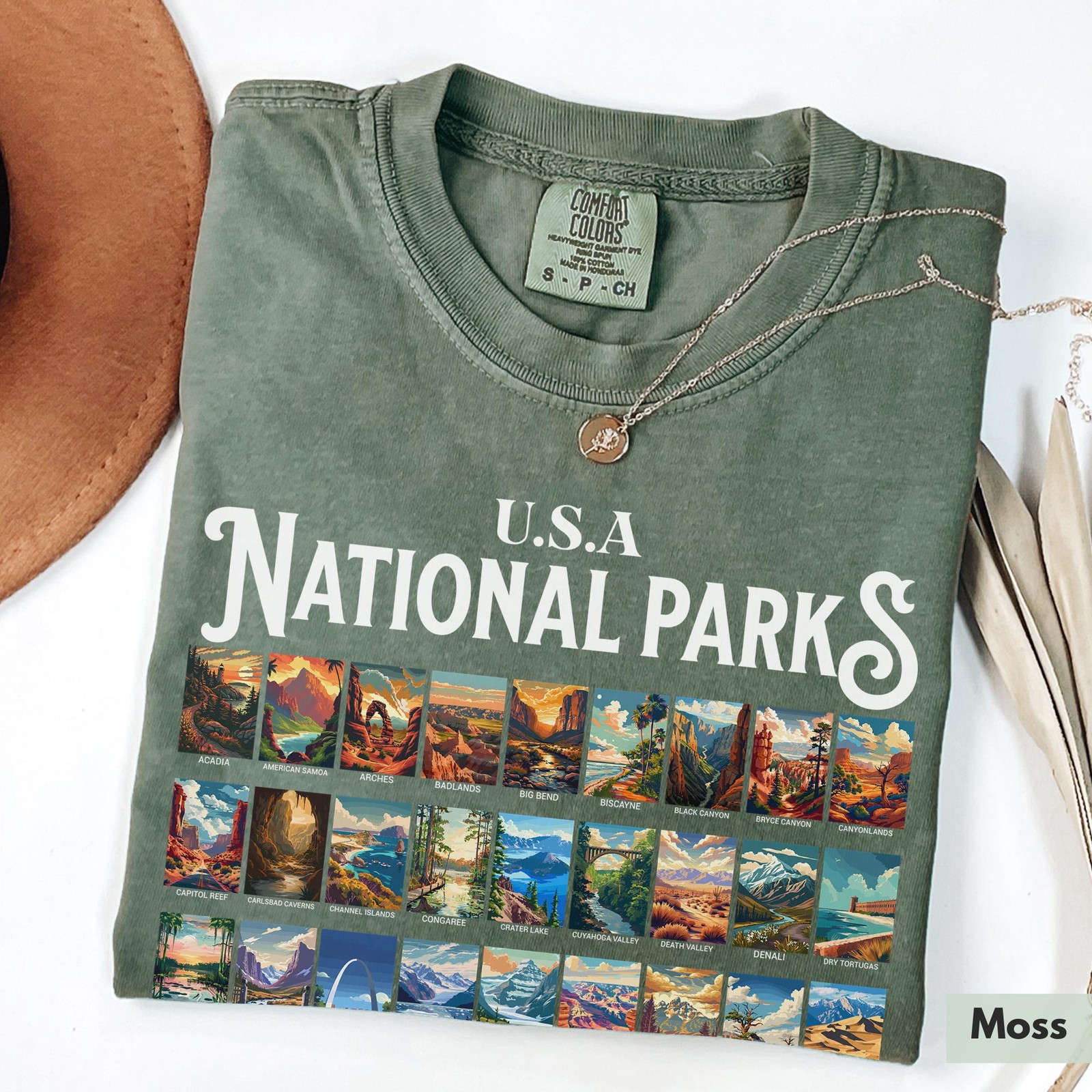 Comfort Colors® National Parks Shirt USA National Park Camping Gift Nature Lover