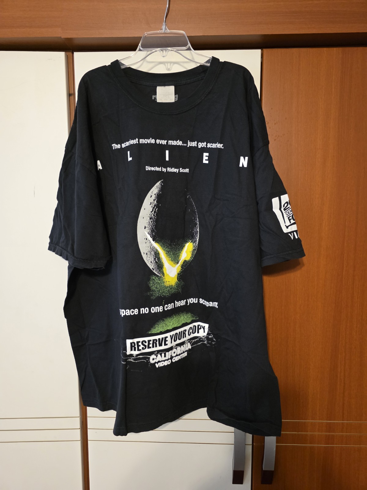 Rucking Fotten Alien 20th Anniversary T-Shirt Double Sided Shirt XL VERY RARE