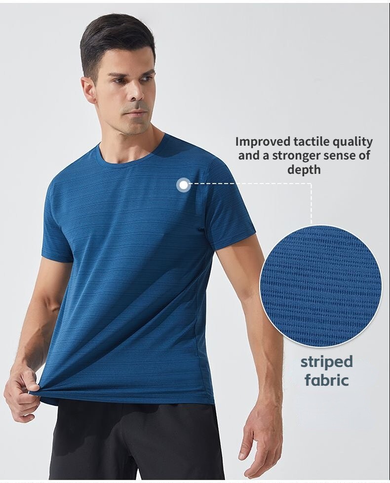 Men’s Short Sleeve UPF 50+ Sun Protection Shirts Quick Dry Rashguard Gym Shirt