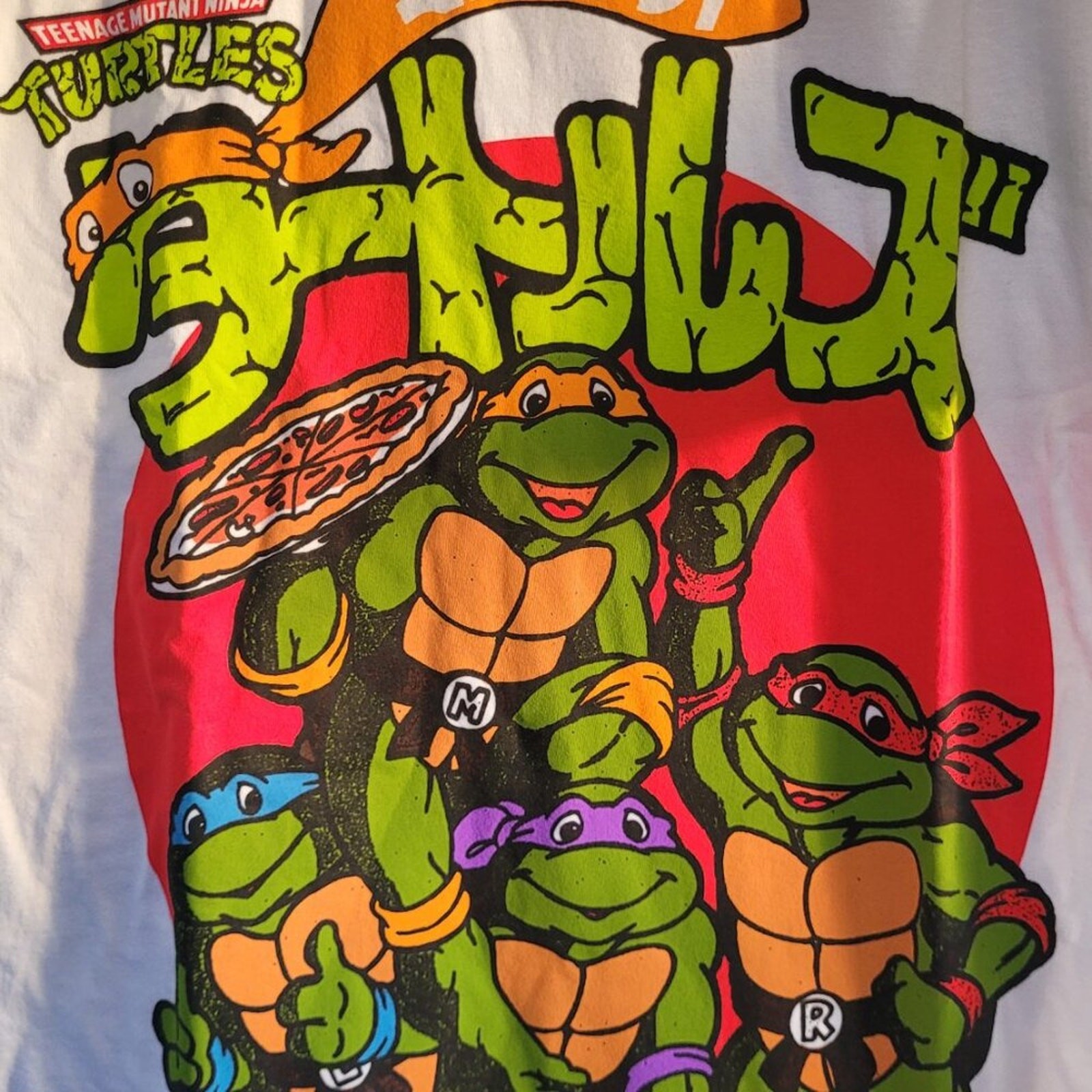 Rucking Fotten TMNT Teenage Mutant Ninja Turtles Anime Tee Large Comfort Colors