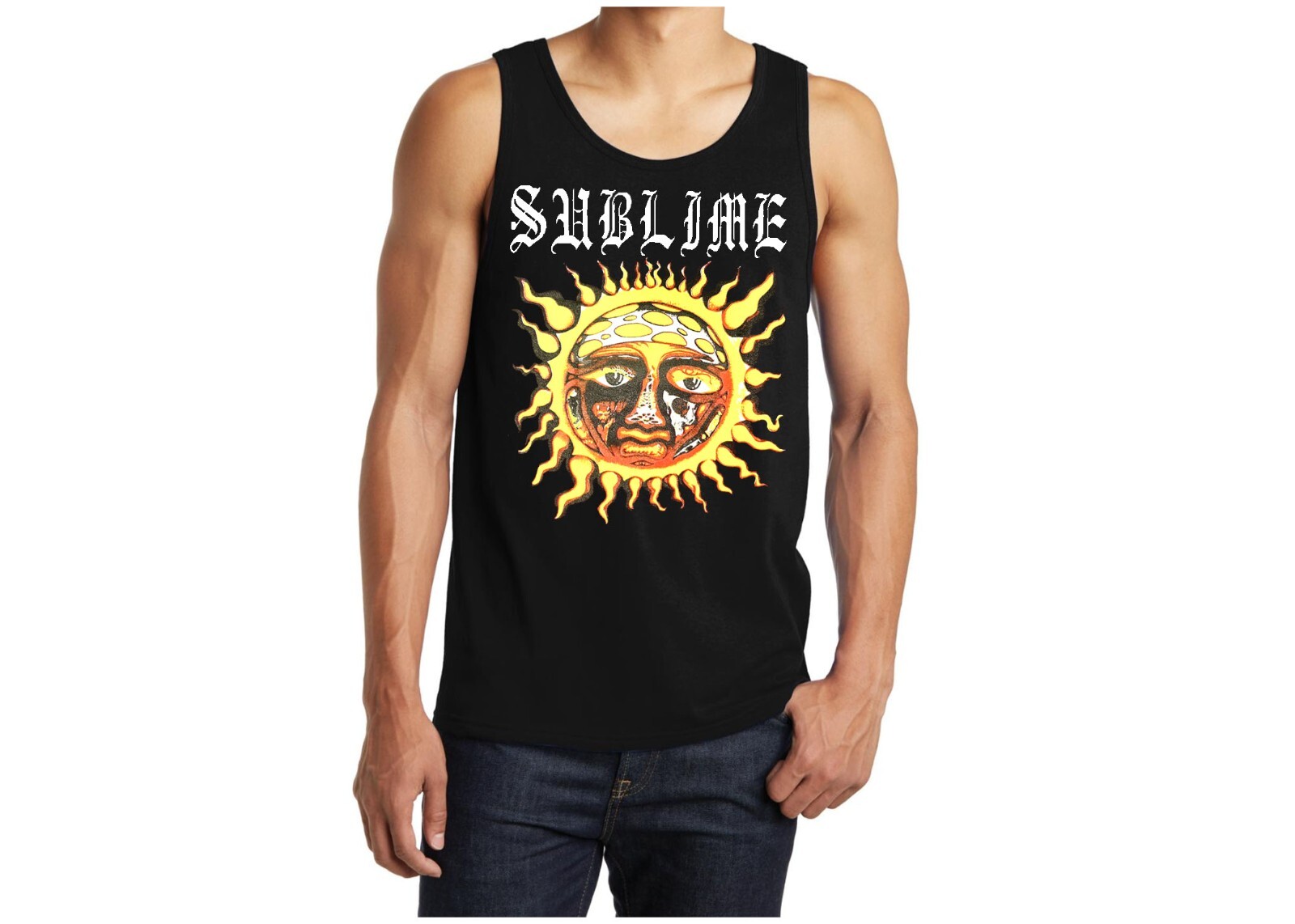 Sublime S Rock Band Black Tank Top (Various Colors)