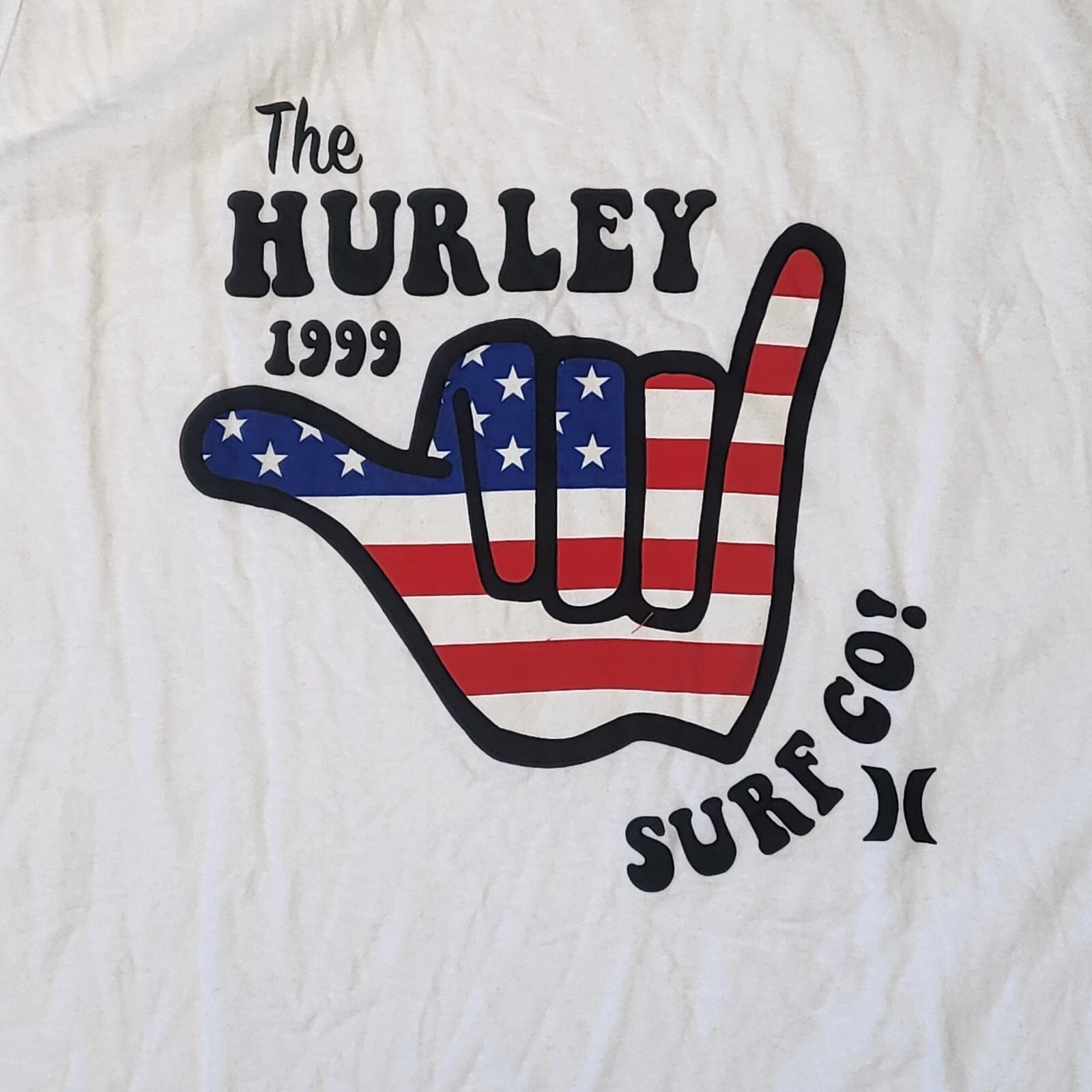 Hurley Men’s 100% Cotton Preshrunk, Red White Blue, Tank Top, Sizes ; S , M , L