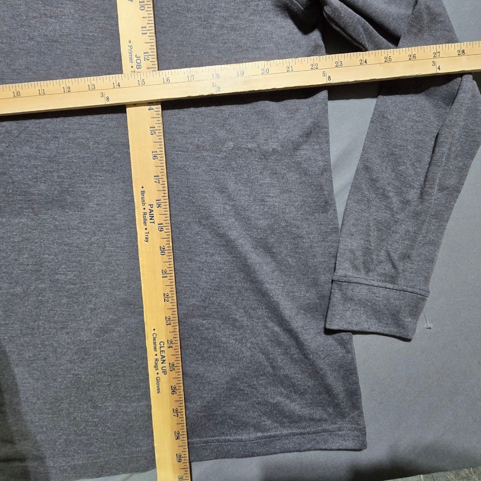new Croft & Barrow Turtleneck Mens Large Gray Easy Care Extra Soft