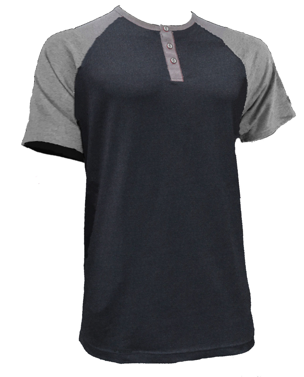 Styllion Big and Tall – Men’s Raglan Henley Baseball Shirts – Heavy Weight RHSS