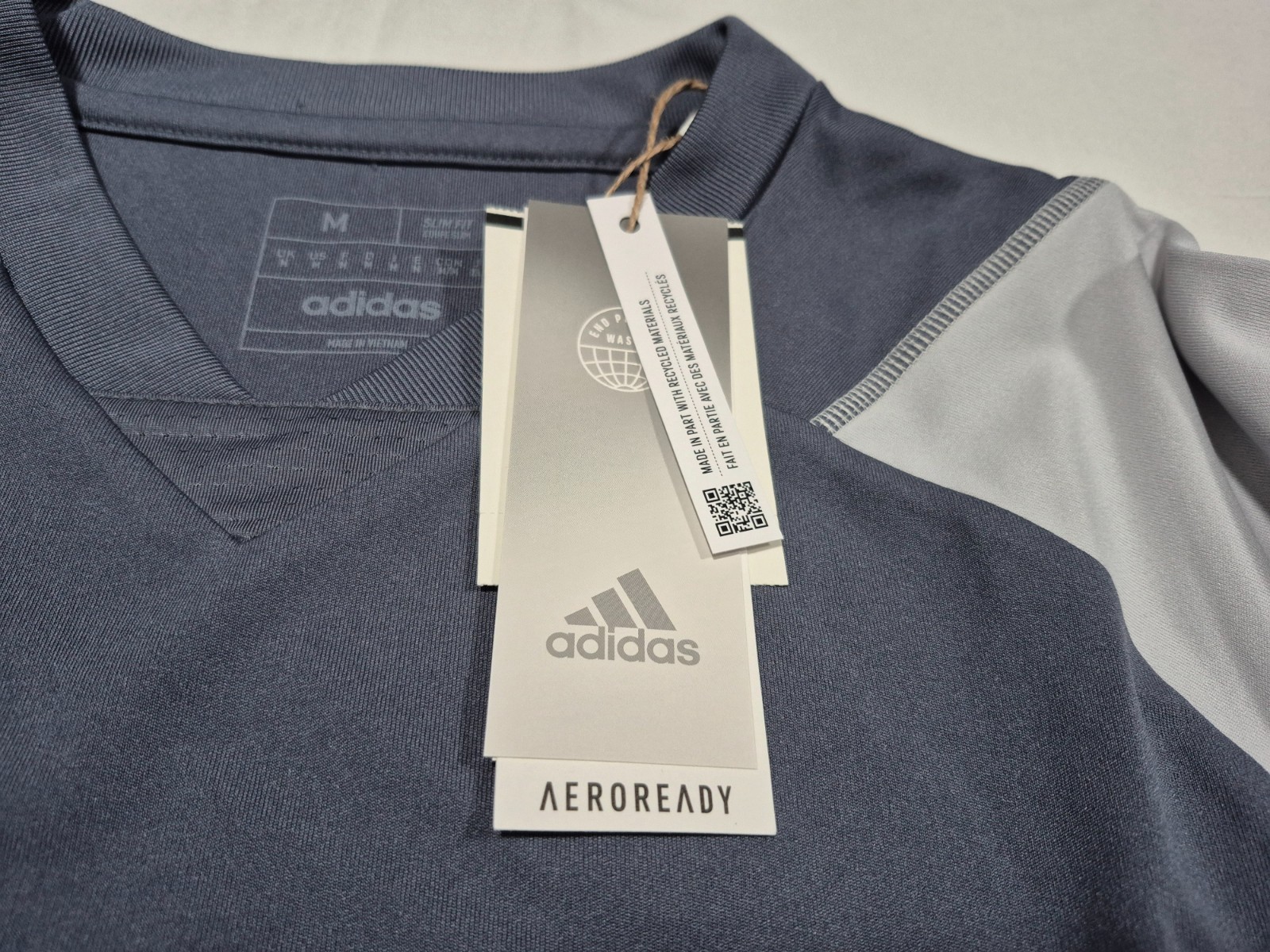 Adidas Mens Tiro 23 Competition Soccer Training Jersey Grey Shirt HP1906 SL