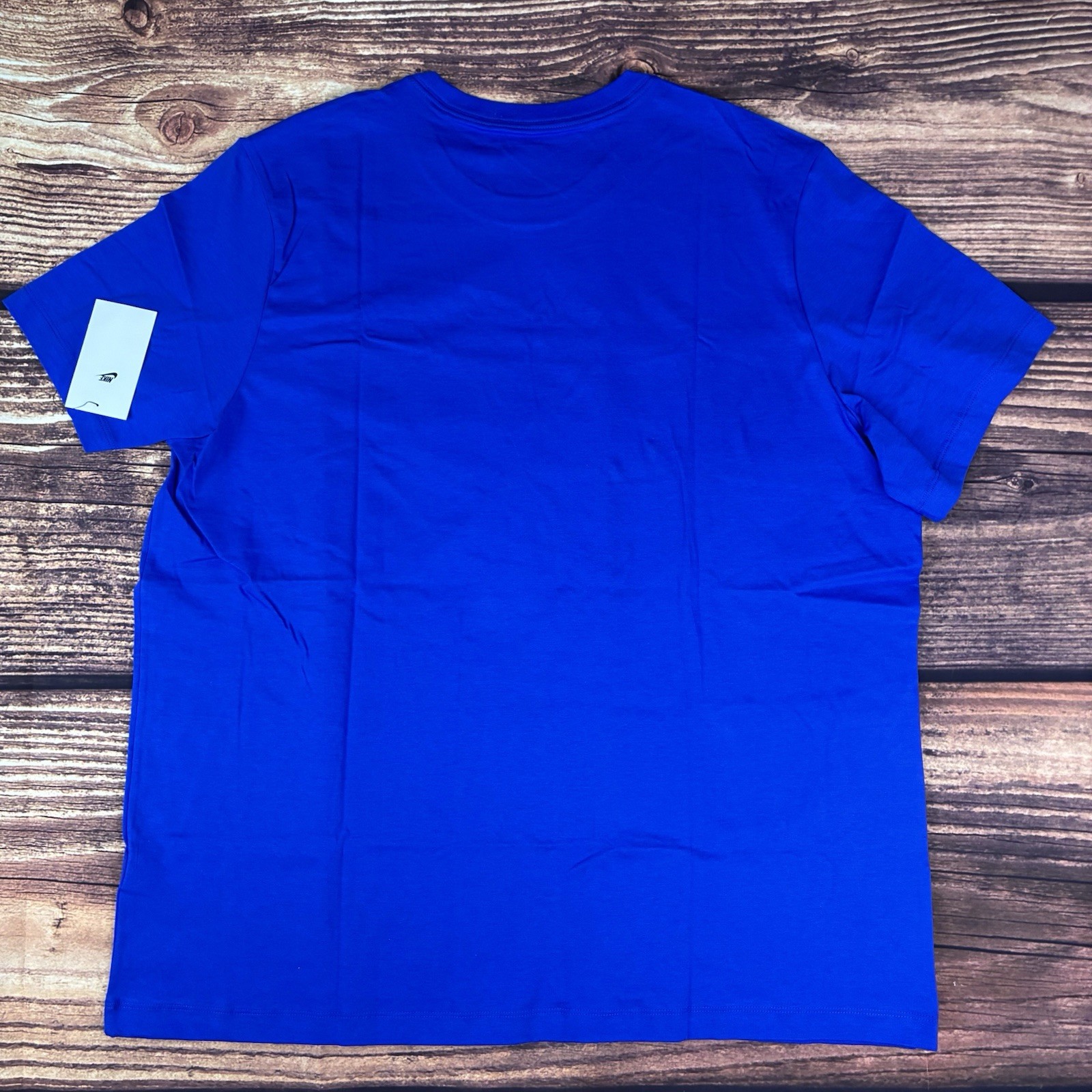 Nike Sportswear Club Tee Mens XXL 2XL Game Royal Blue Cotton Shirt AR4997-480