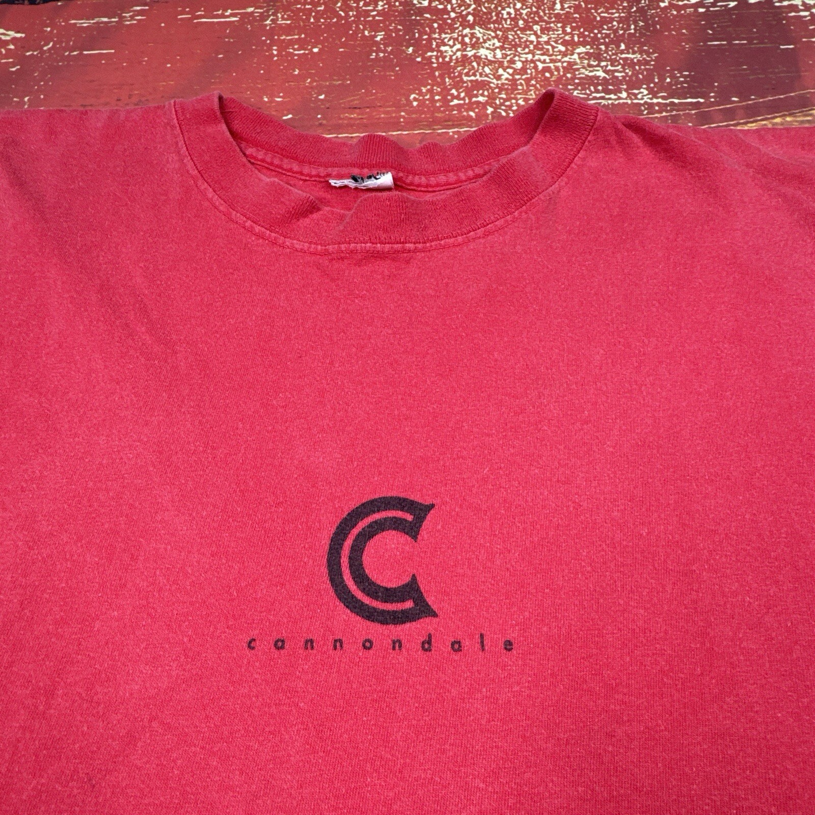 VTG 90’s Cannondale Shirt RAVEN Super V Mens 2XL Mountain Bike Promo Faded MTB