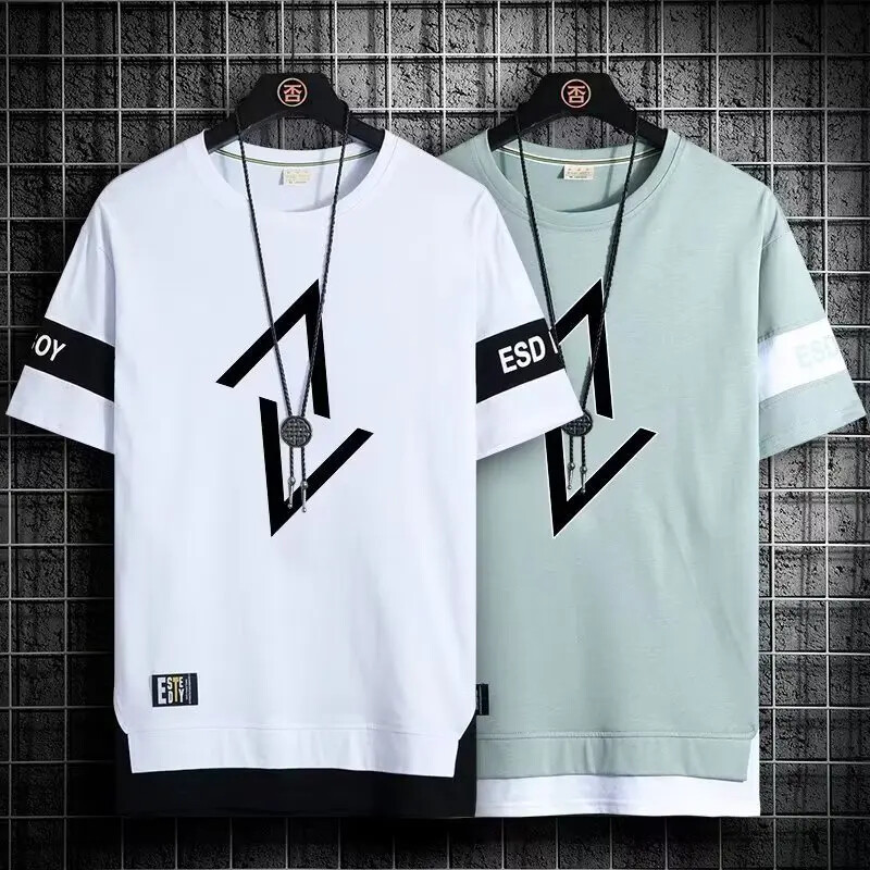 T Shirt Brand Men Clothing T-Shirts Fashion Short Sleeve T-shirt Street wear