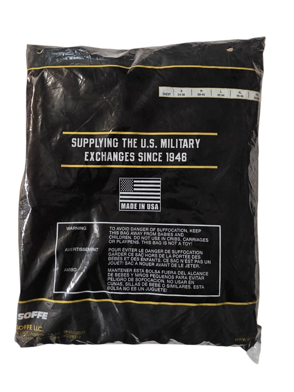 NEW XL Soffe 50/50 Military US Army USAF/T-Shirt Undershirt 3-Pack – OCP Tan 499