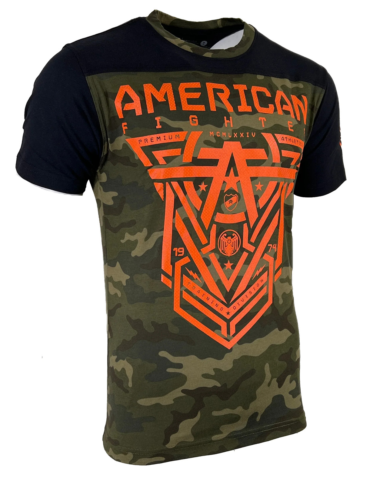 AMERICAN FIGHTER Men’s T-shirt GLOVER Athletic Military Green XS-4XL