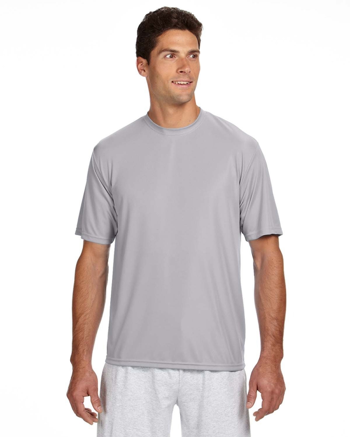 Adult Cooling Performance T-Shirt, Silver, X-Large