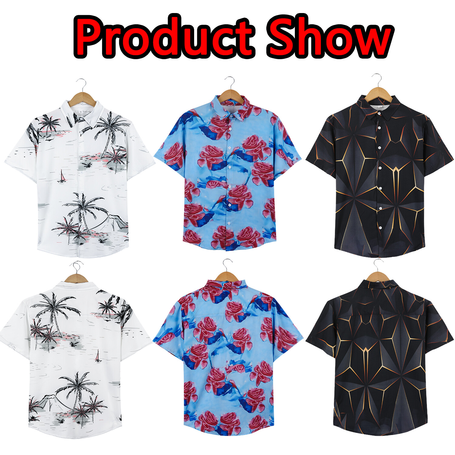 Mens Hawaiian Shirt Floral Palm Tree Sunset Surf Beach Sea Holiday Stag Dance