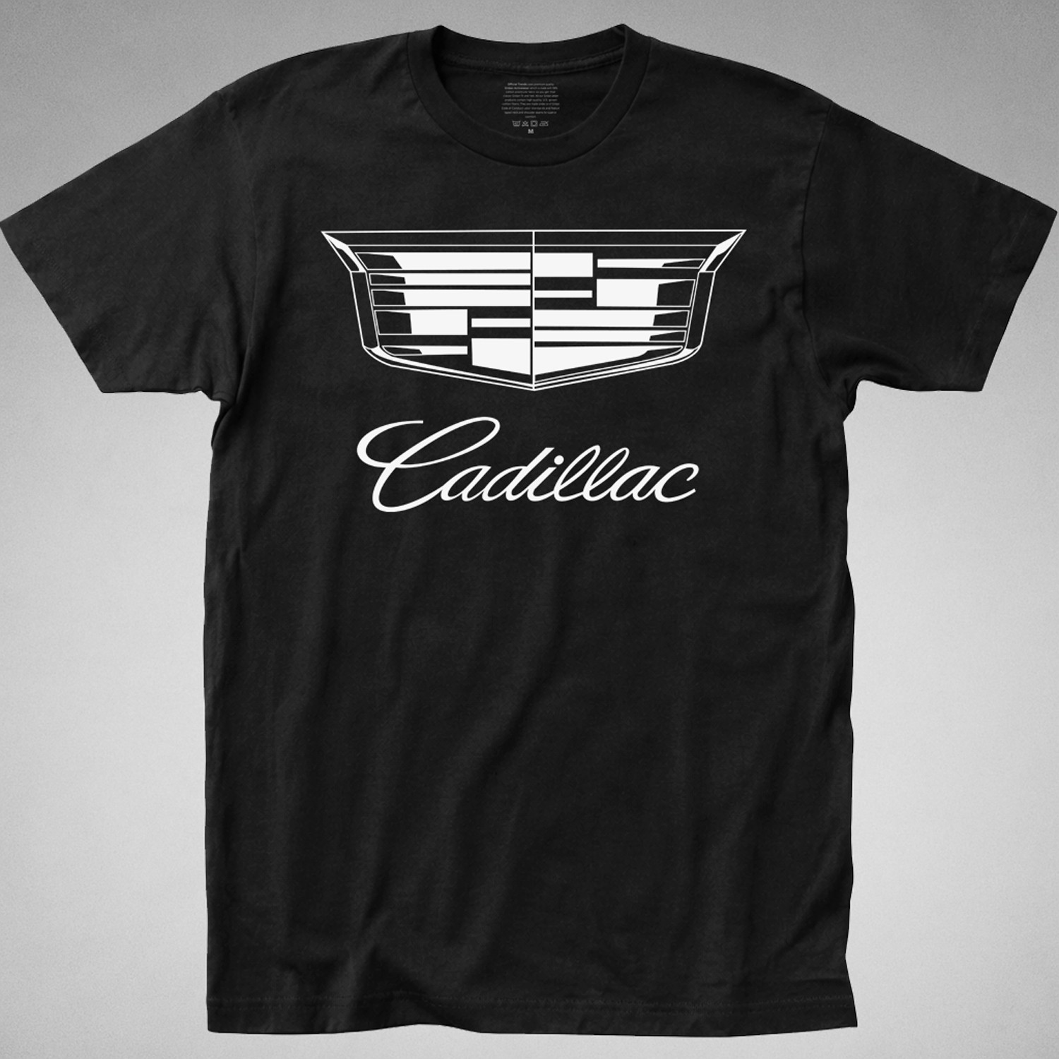 CADILLAC T-SHIRT tee car auto automotive og logo V 6.2L V8 Escalade CT4 CT5 CT6