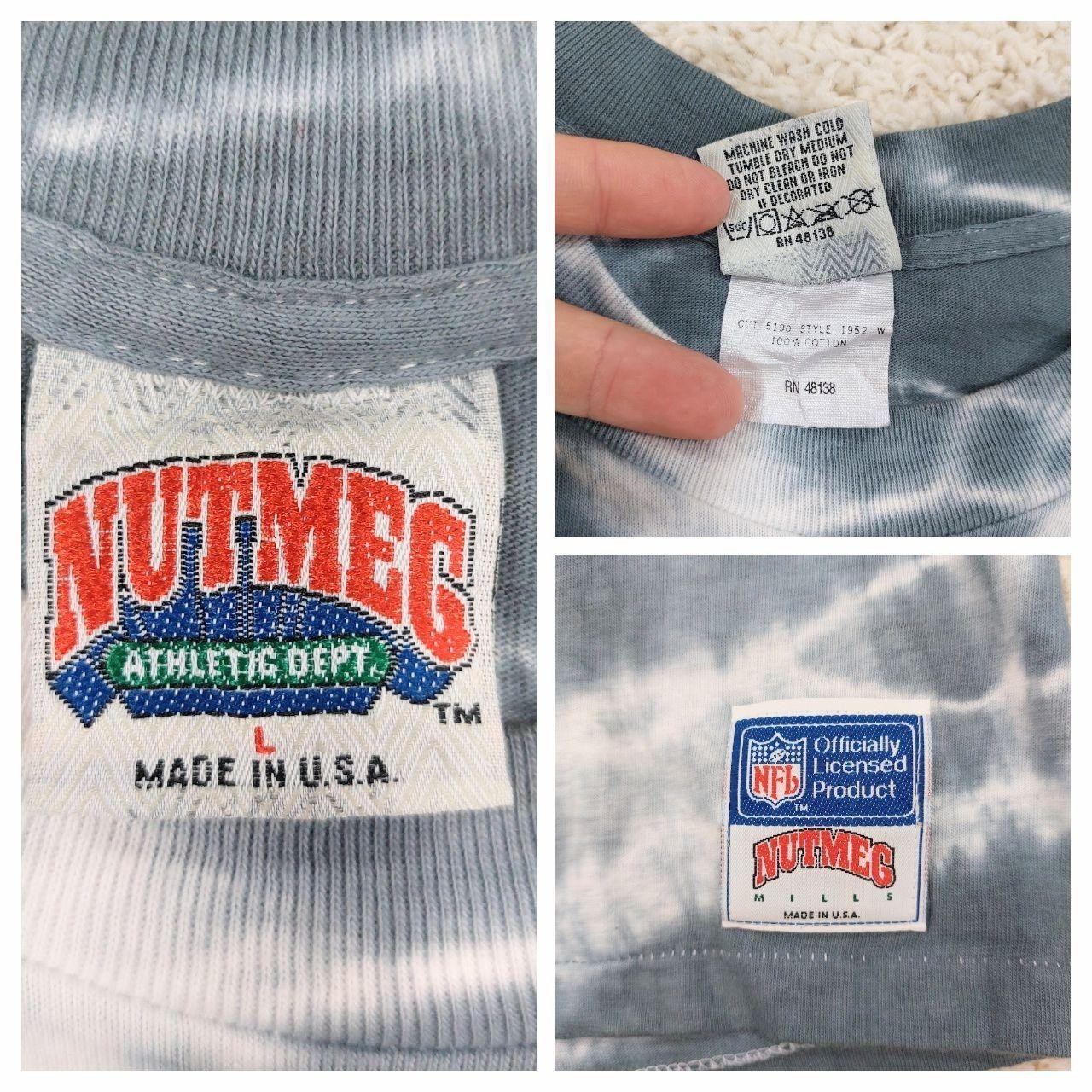 Vintage 90s San Francisco 49ers x NutmegT-Shirt Large, Beaded Bedazzled Tie-Dye