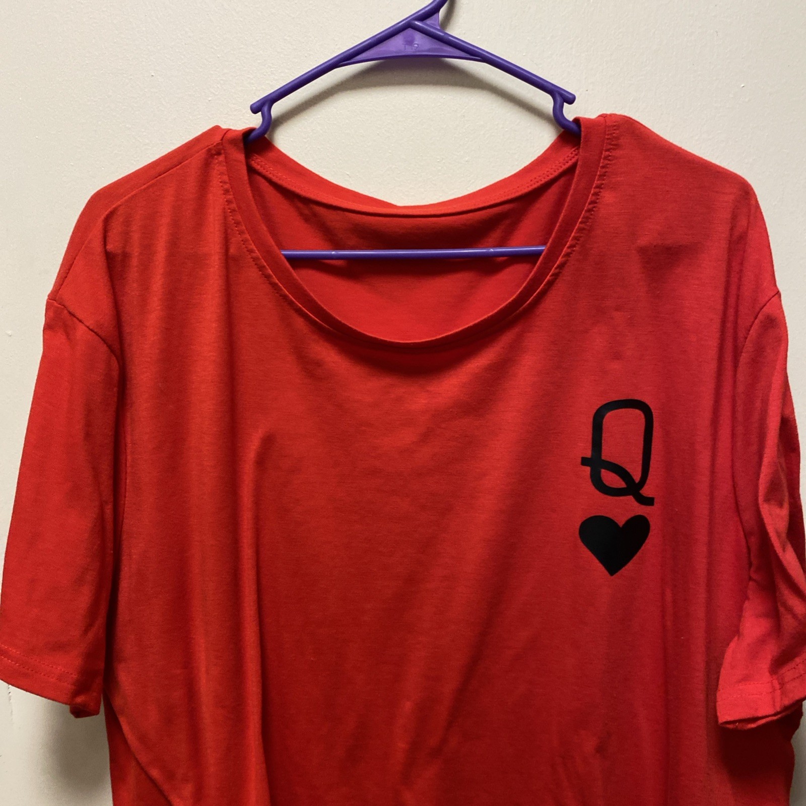 Queen Of Heart Red T-shirt 3X L