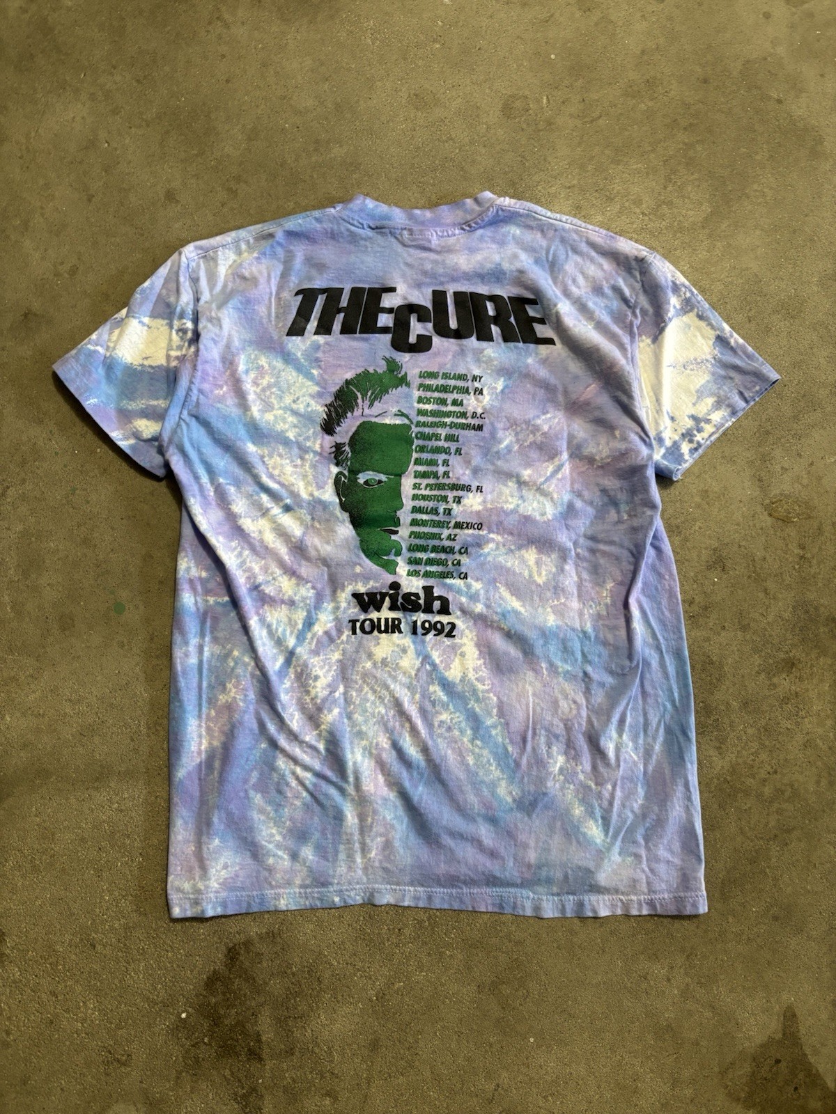 Vintage 1992 The Cure Wish Tour Band Tee Size XL Great Condition