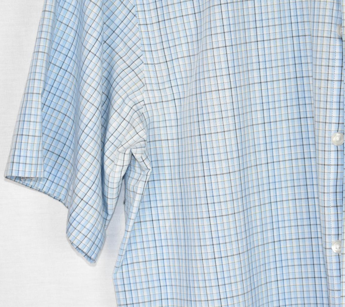 Men’s Shirts Cotton Short Sleeve Casual Non-Iron Machine Wash Button Down
