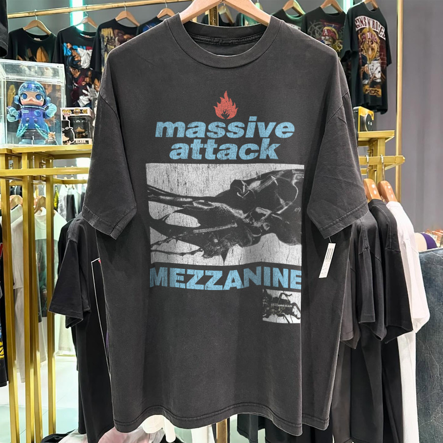 98 MASSIVE ATTACK MEZZANINE EURO TOUR T-SHIRT QT1270