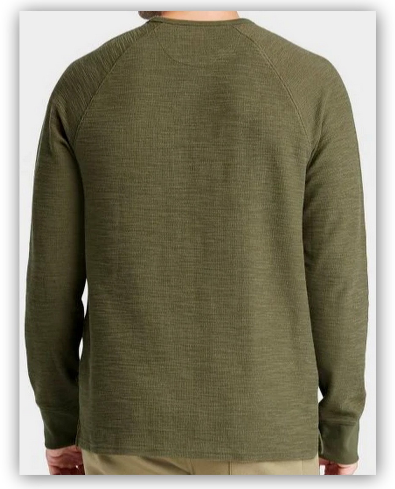 Men’s Long Sleeve TEXTURED PULLOVER Shirts Crewneck Goodfellow