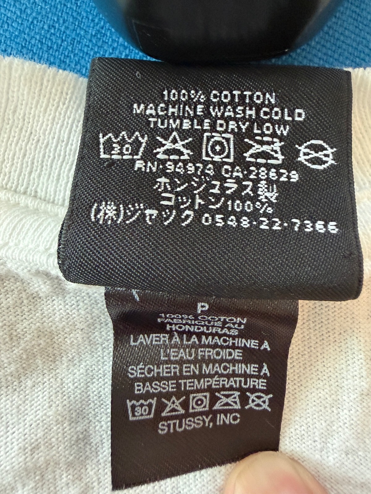 Stussy Beach Roots White Cotton T-Shirt Size S – NWOT