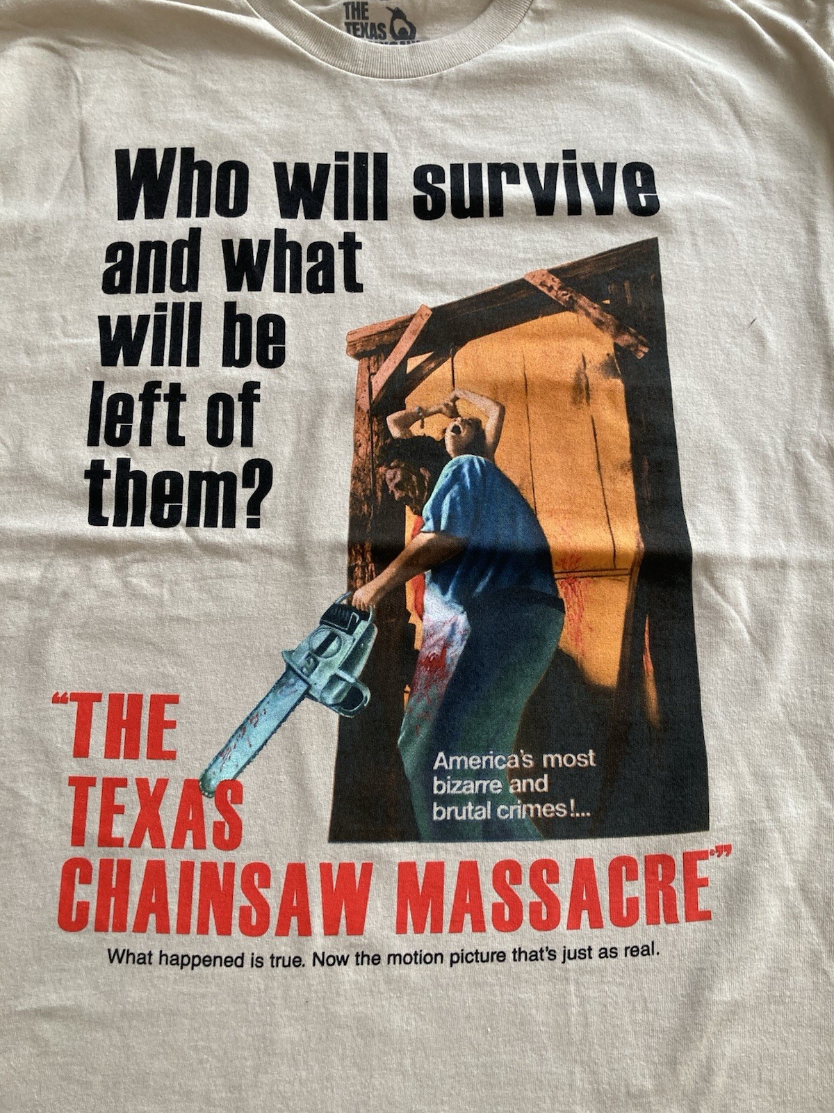 Texas Chainsaw Massacre 2-Sided T-Shirt Original Movie S-3X