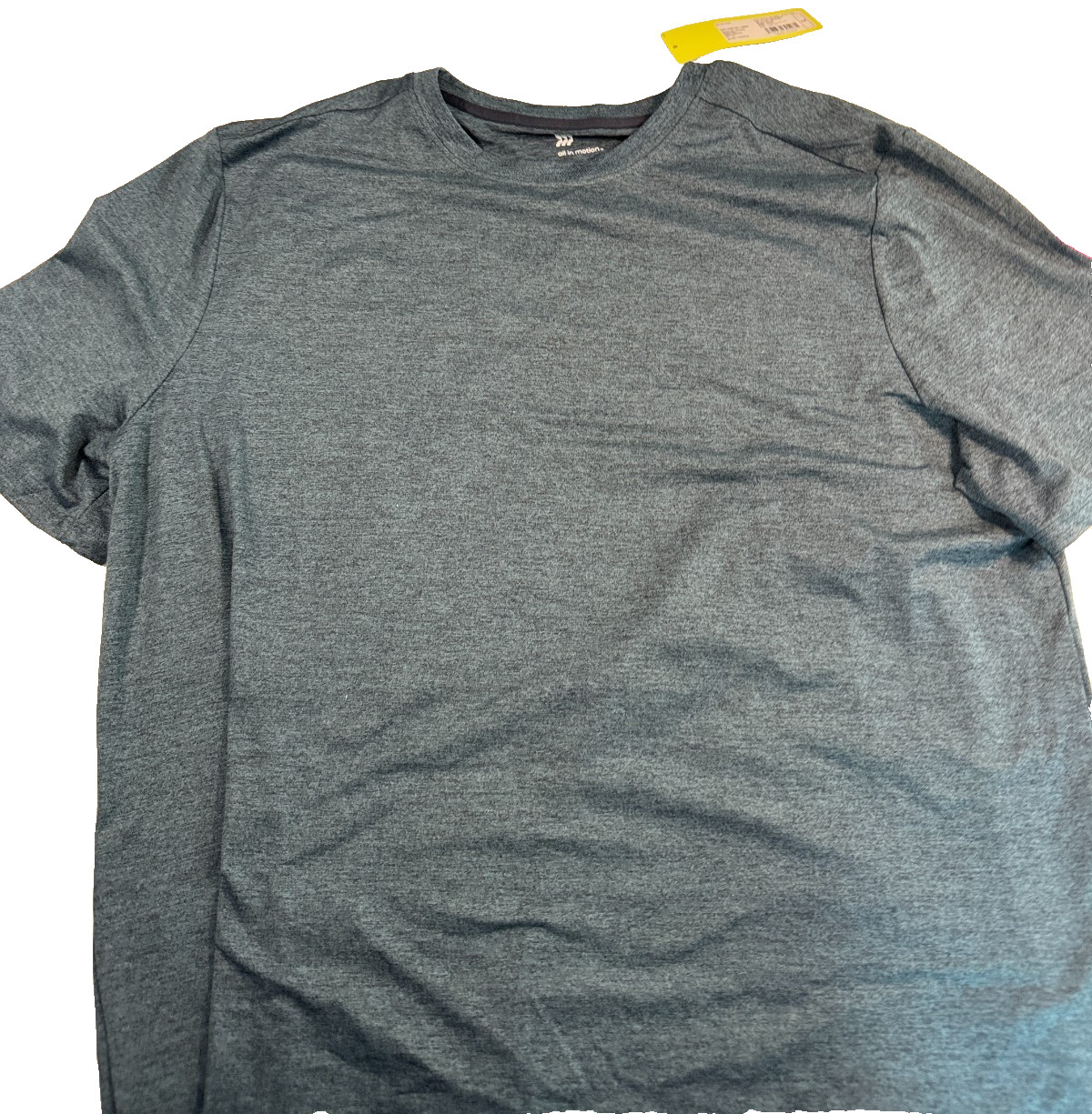 All in Motion Men’s Relaxed Fit Soft Stretch T-Shirt Size Large Navy Blue