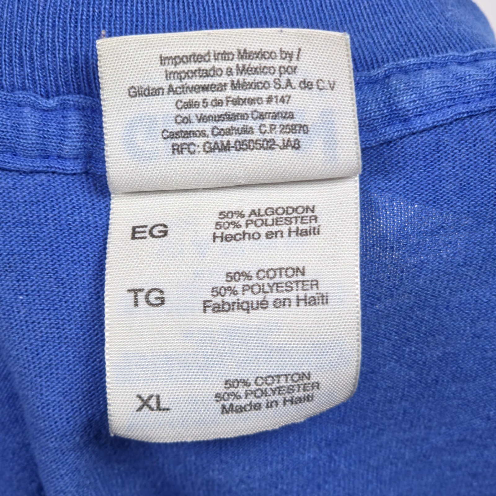 Funny Shirt Mens XL Support Your Local Hookers Graphic Tee Blue Gildan Humor VTG