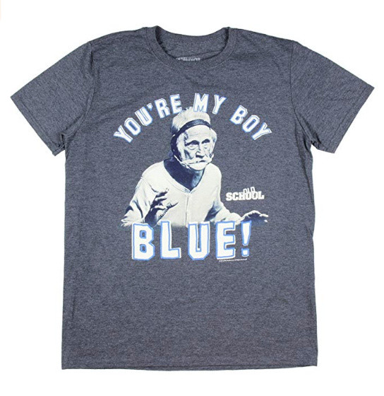 Old School Movie YOUR’RE MY BOY BLUE T-Shirt Heather Navy NEW Official
