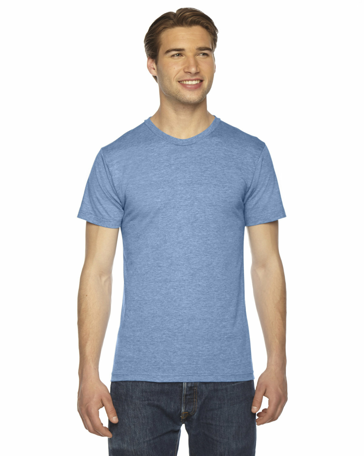 American Apparel Unisex Polyester/Cotton/Rayon Triblend Track T Shirt TR401