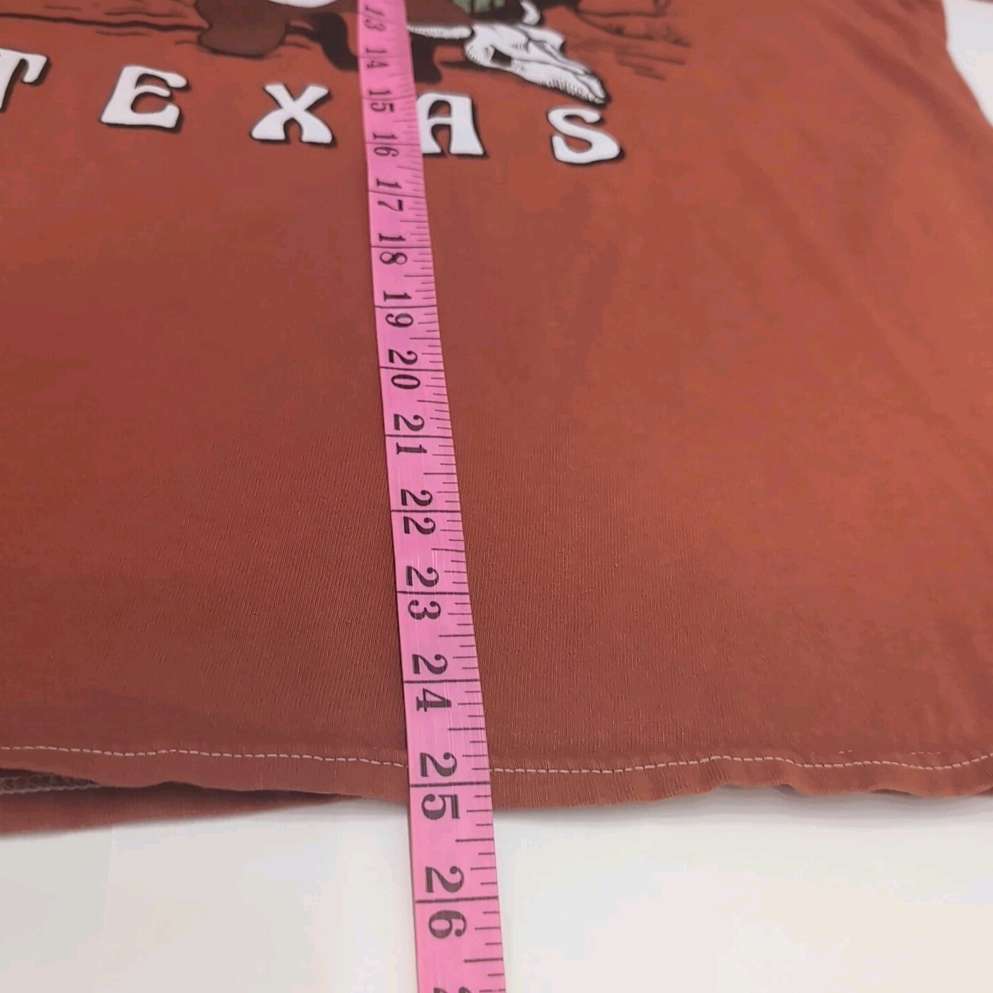 Buc-ees Texas T-shirt Sheriff Beaver Burnt Orange Lasso Western Shirt Size Large