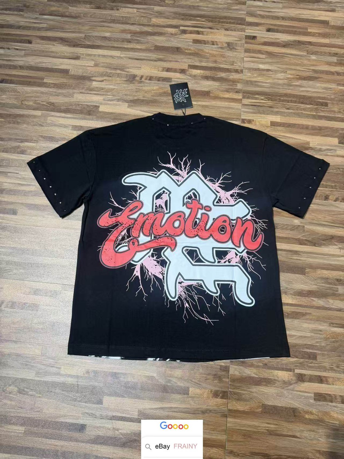 MEN WOMEN BEIGE EMOTION HIP HOP T SHIRT HIGH STREET HERO GRAPHIC PRINT TOPS TEE