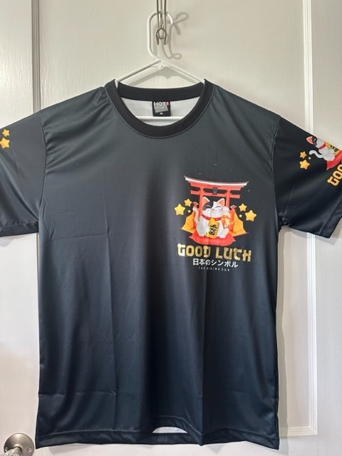 NWT Cool T shirt Japanese Style Light weight comfortable Unisex Machine Wash Cat