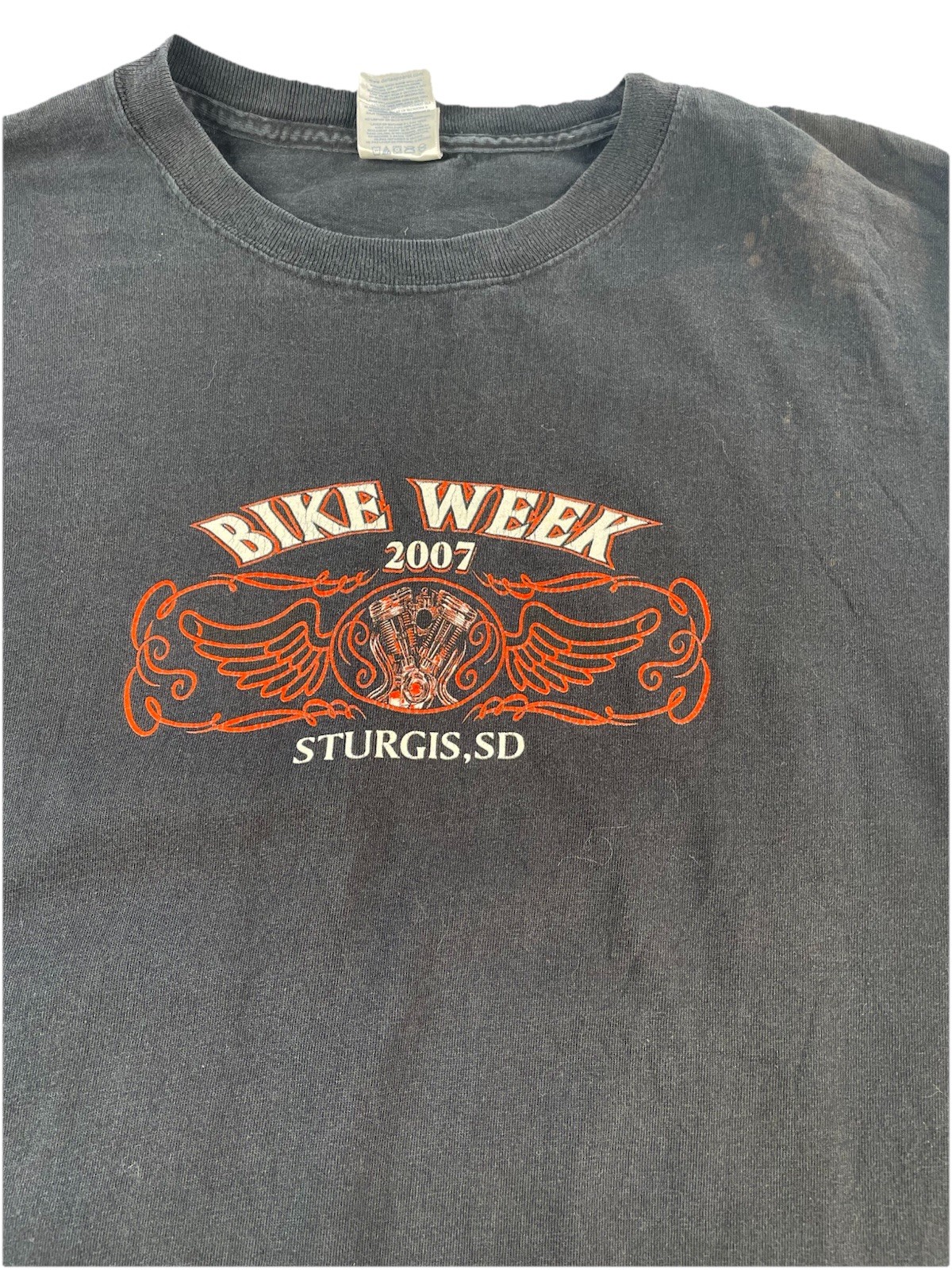 Men Delta Black “Bike Week 2007 “Graphic Long Sleeve Shirt Size Xl