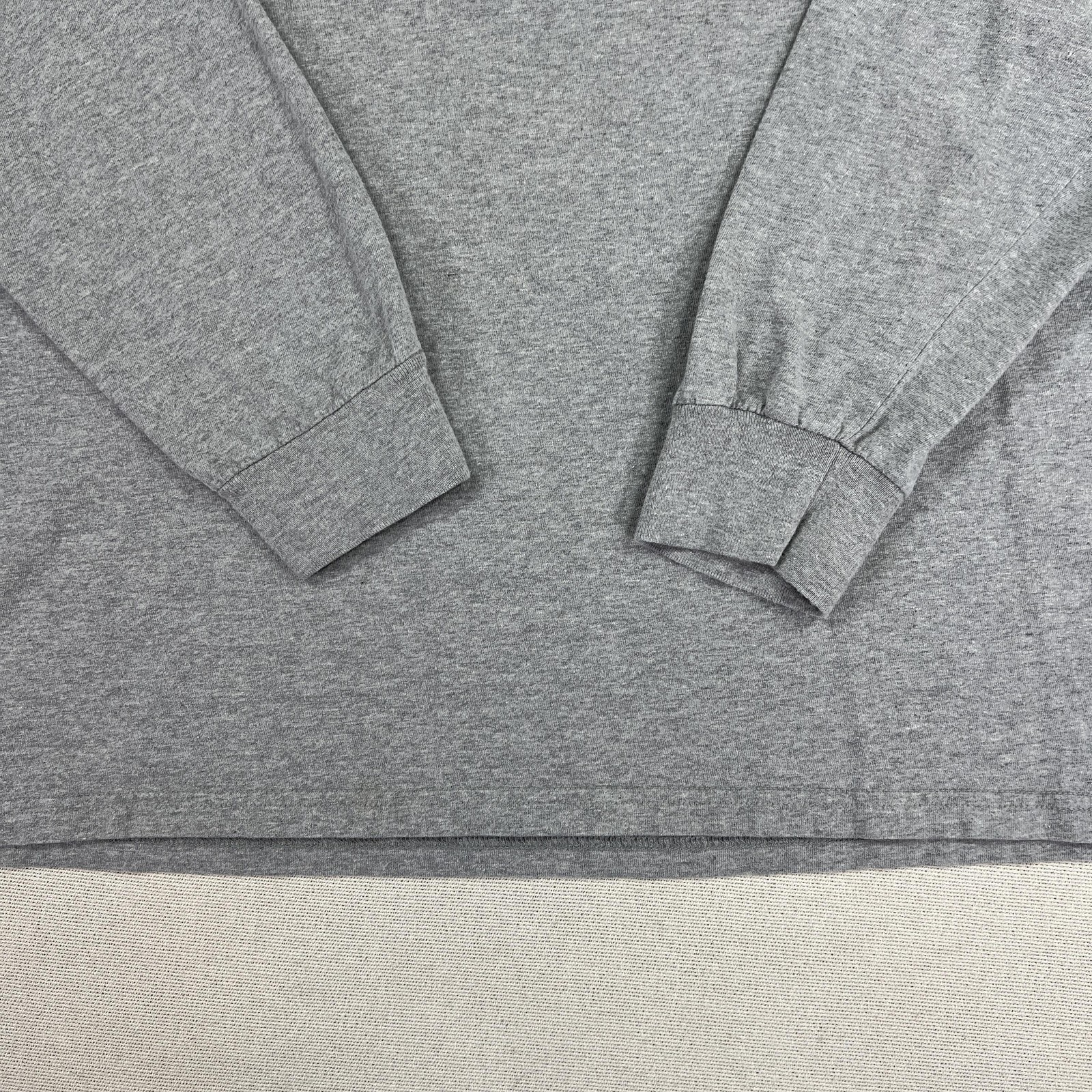Polo By Ralph Lauren Shirt Mens Large Gray Long Sleeve USA Flag Graphic Tee