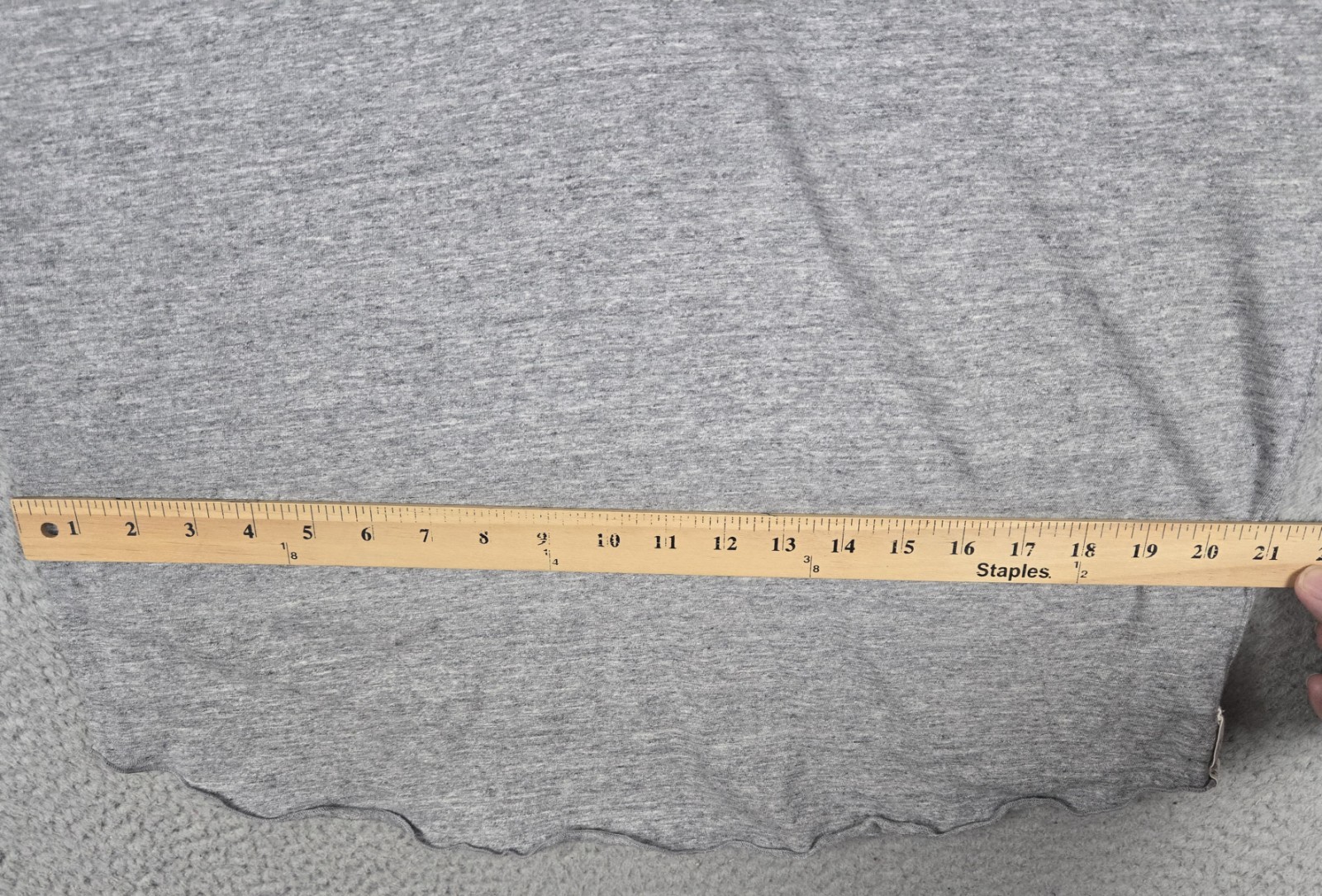 Todd Snyder Chambray Loop Collar Henley T-Shirt Heather Gray Men’s Size Large