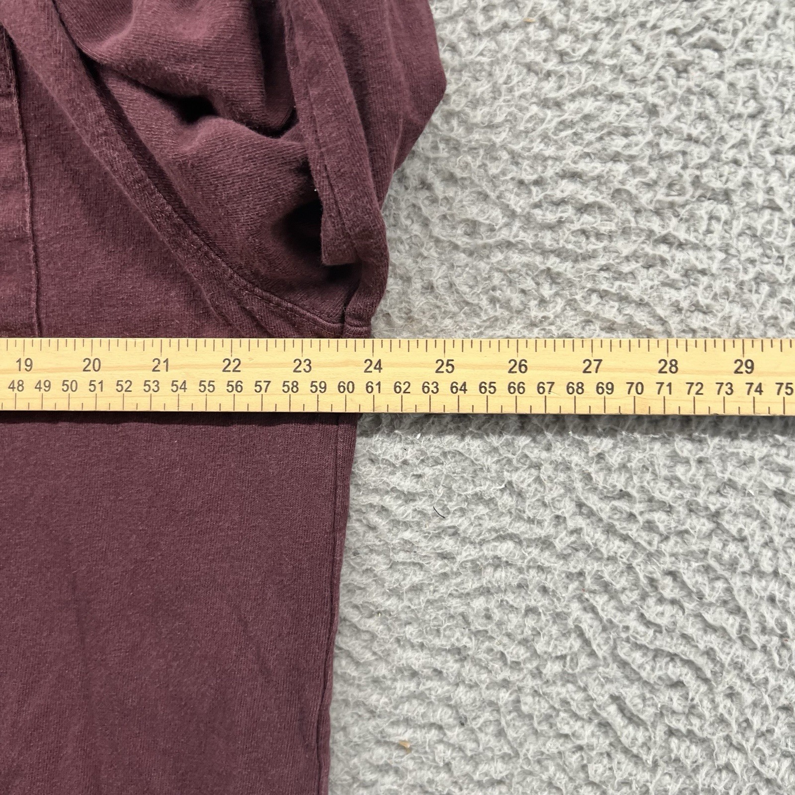 Carhartt Shirt Mens Large Tall LT Red Pocket T Relaxed Loose Long Sleeve Crew