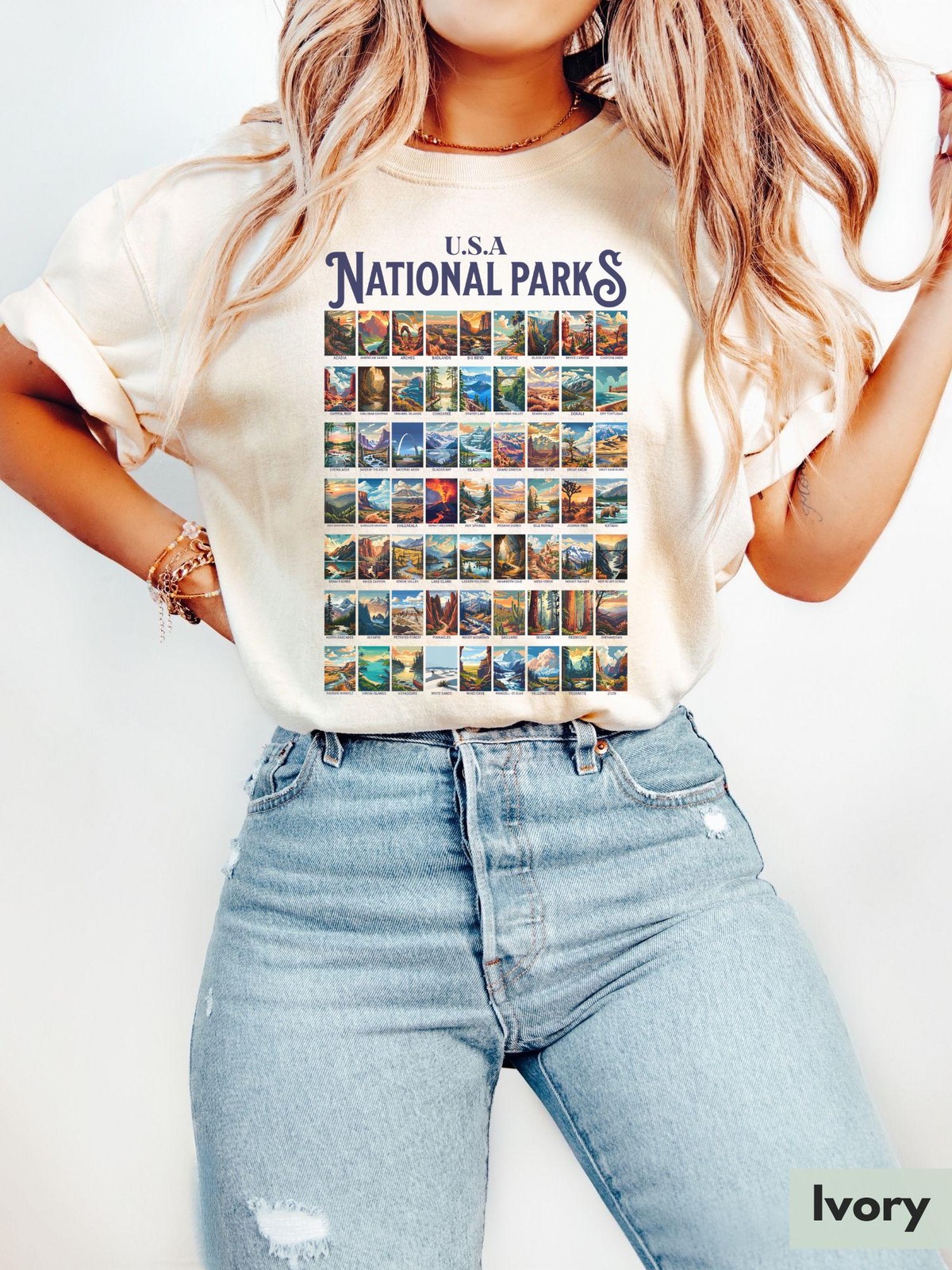 Comfort Colors® National Parks Shirt USA National Park Camping Gift Nature Lover