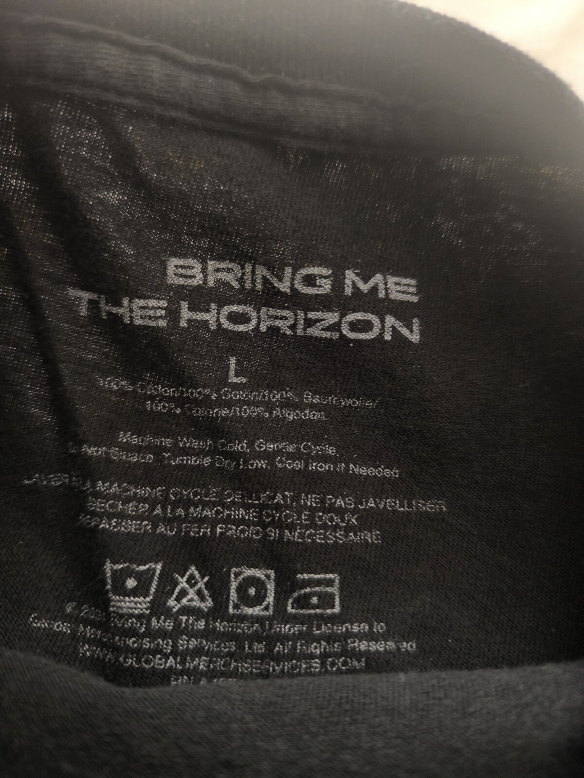 Bring me the horizon england post hard core double sided shirt