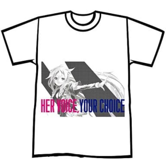 Vocaloid IA-chan “HER VOICE, YOUR CHOICE” M Tee T-Shirt