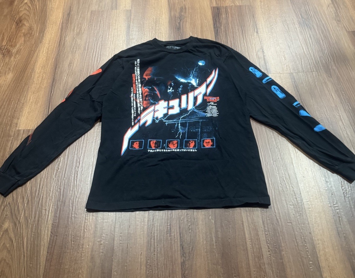 Rucking Fotten Monster Squad Horror Movie Japanese Promo Long Sleeve Shirt L