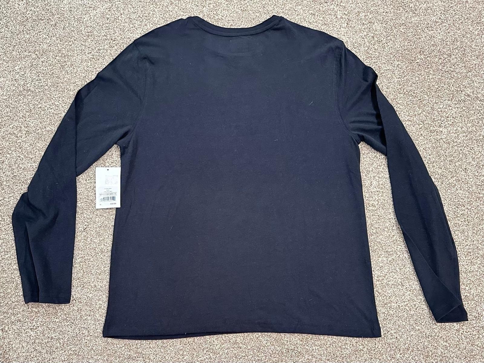 874 NWT Hurley Men’s M Black Rise & Jam CVC Jersey Graphic Long Sleeve T-Shirt