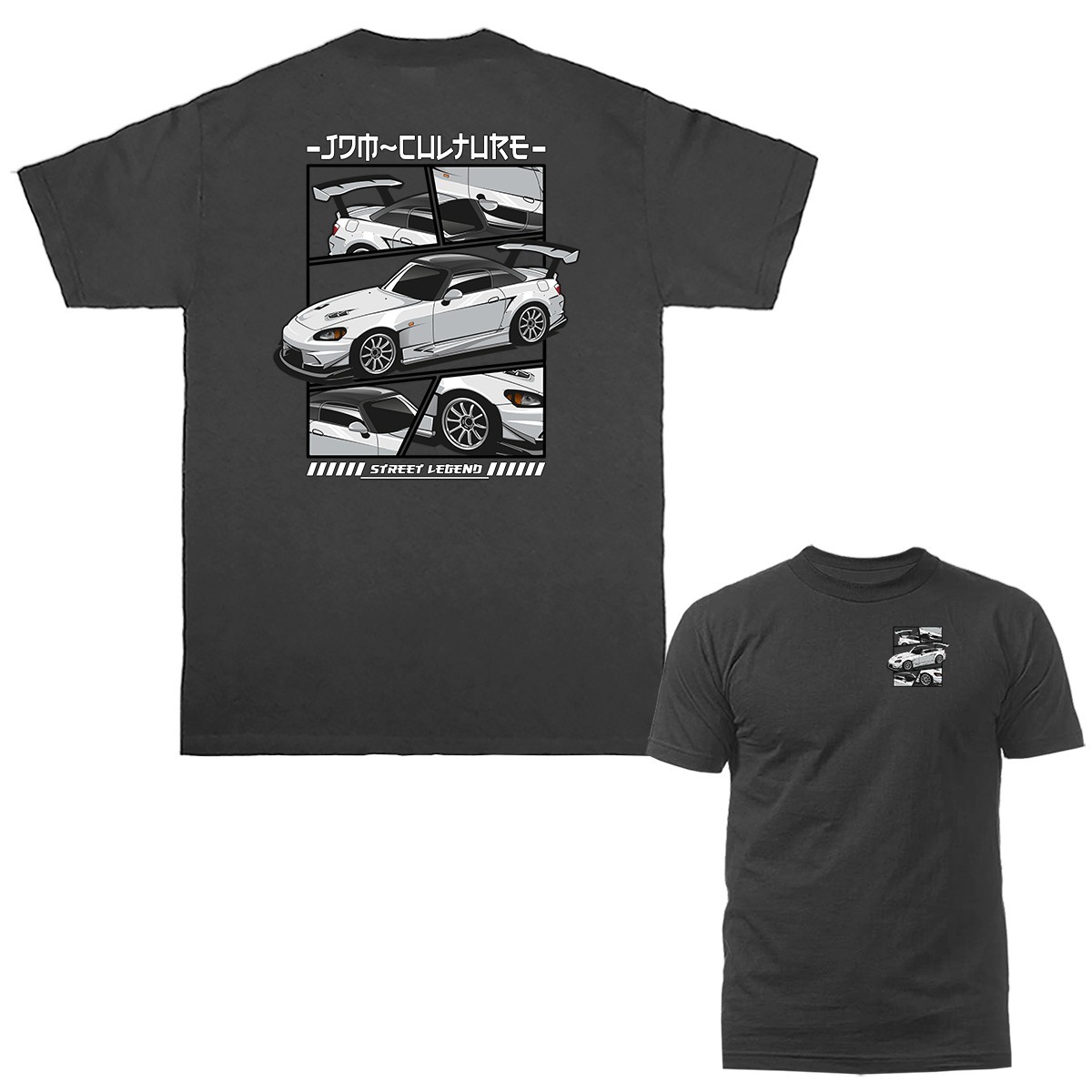 JDM Culture Street Legend Imported Tuned Custom Sports Car T-shirt