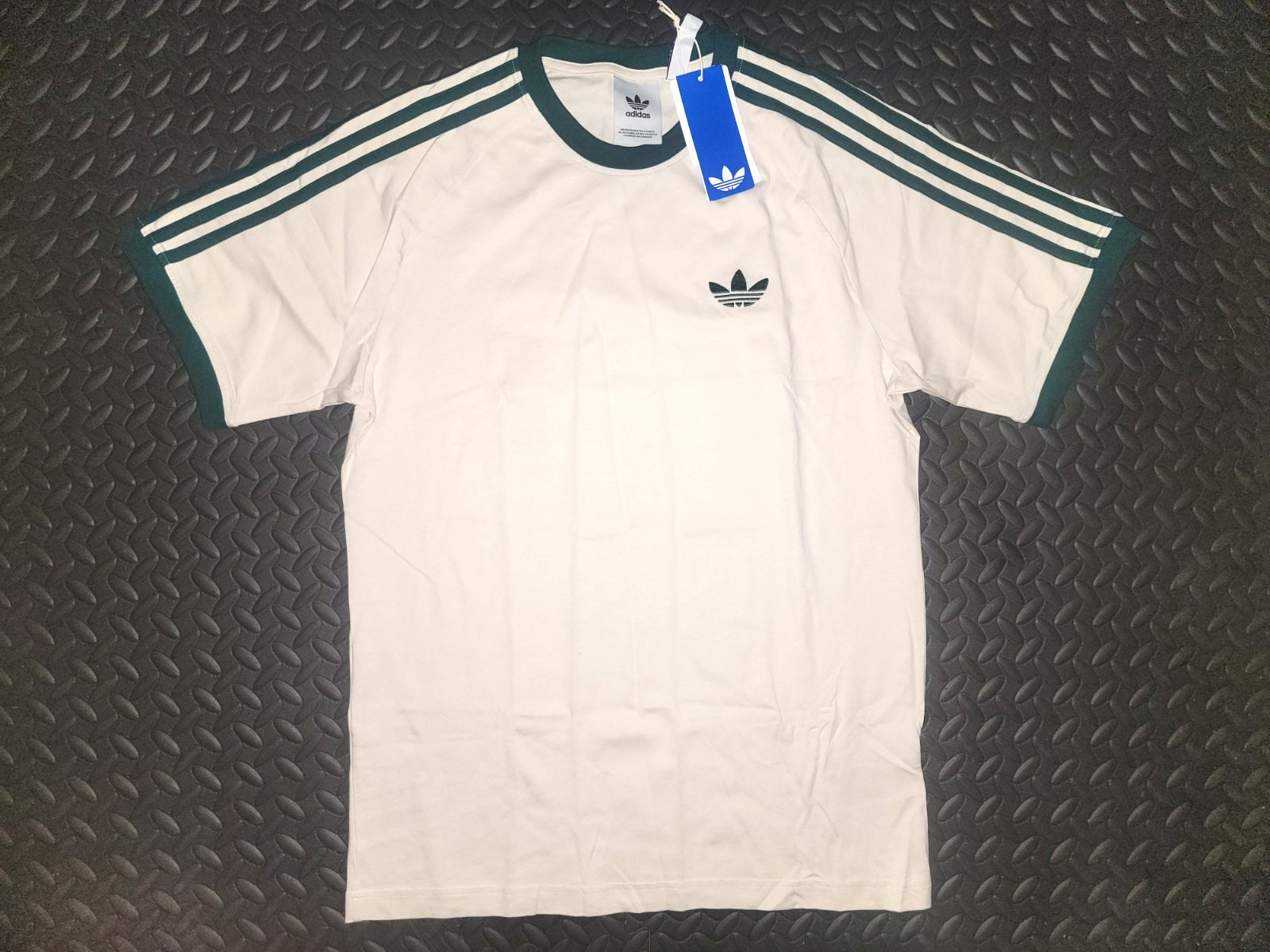 RARE NEW MENS ADIDAS ORIGINALS CALIFORNIA 3 STRIPES TREFOIL SHIRT ~ LARGE #HY79