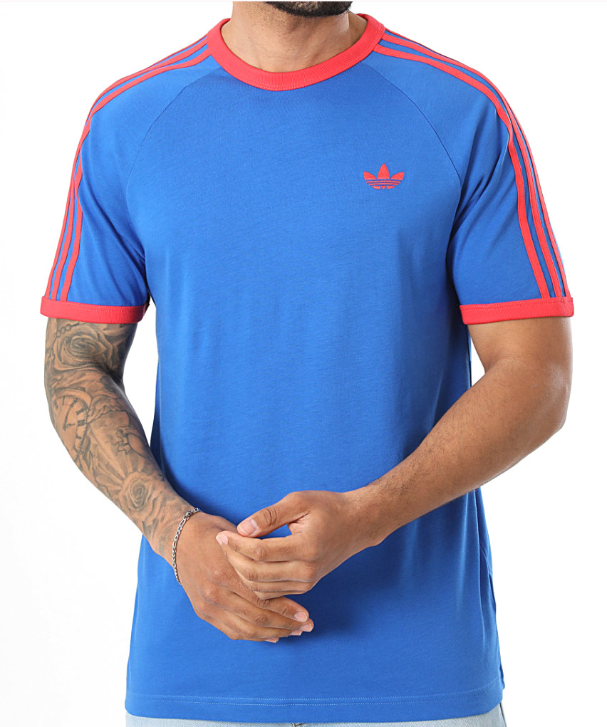 NEW MENS ADIDAS ORIGINALS CALIFORNIA 3 STRIPES TREFOIL SHIRT ~SIZE XL #KF353