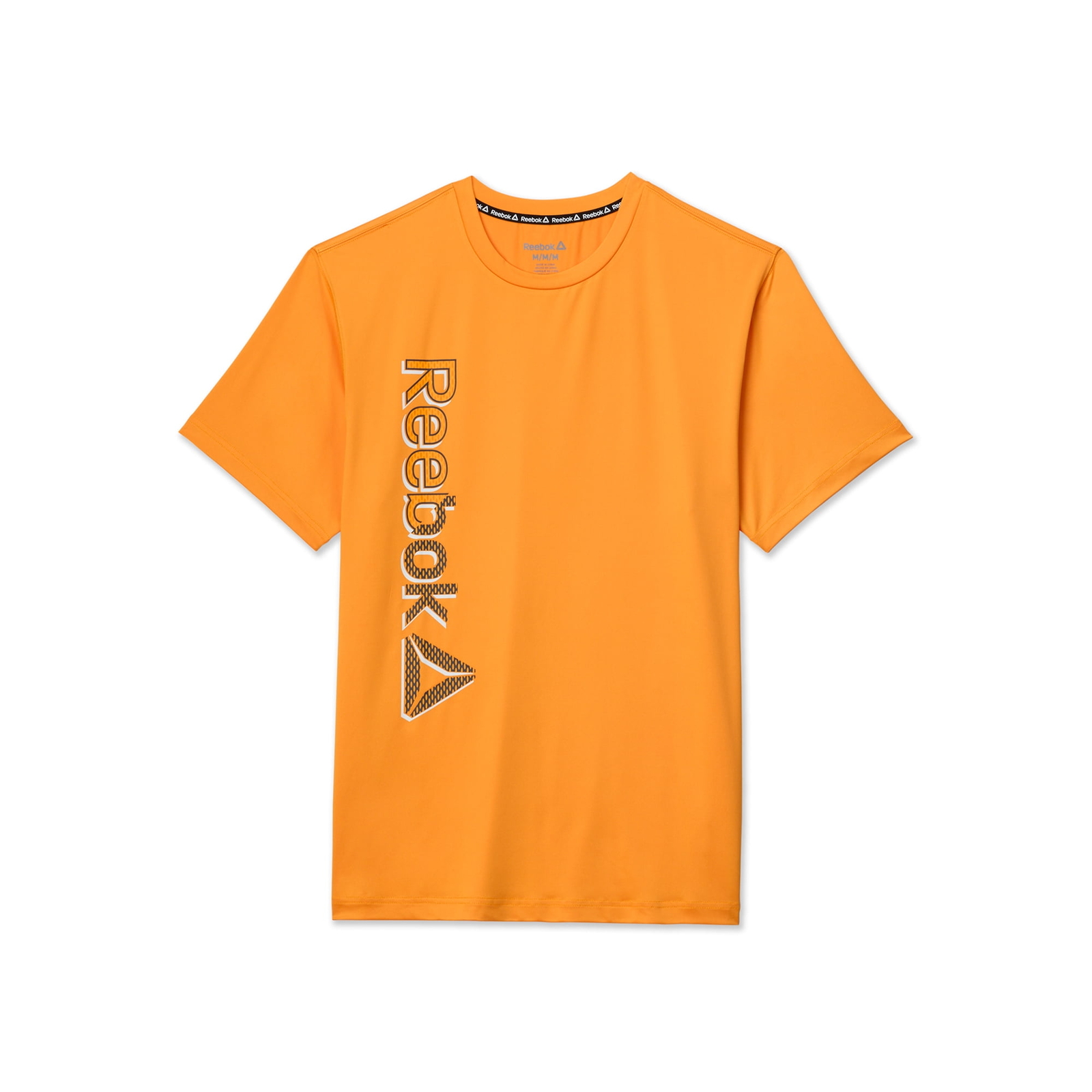 Reebok Tee Men’s Size S Orange Glow Graphic Short Sleeve –Y4–