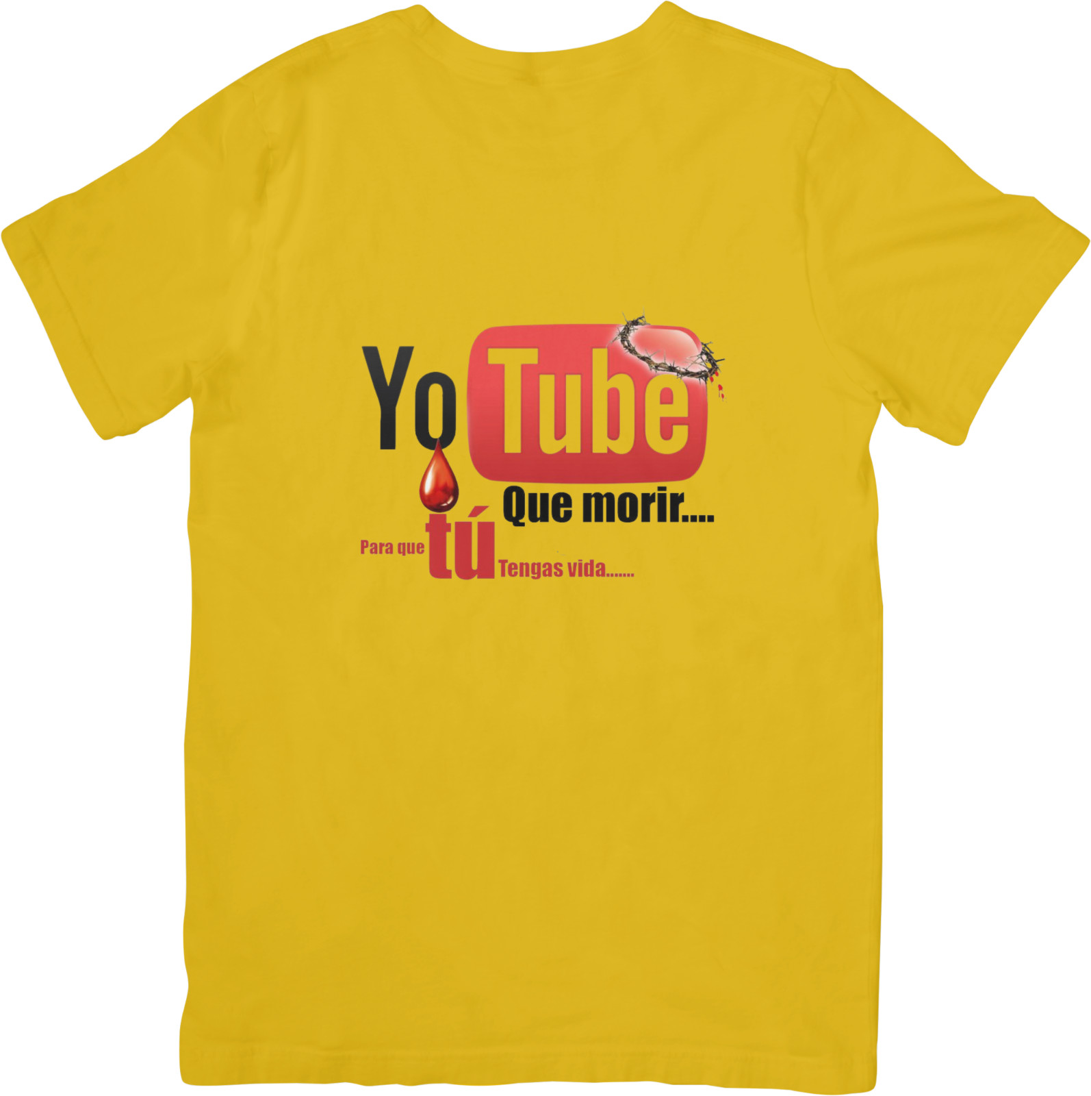 Yo Tube Que Morir Por Ti. Spanish Message T-Shirt