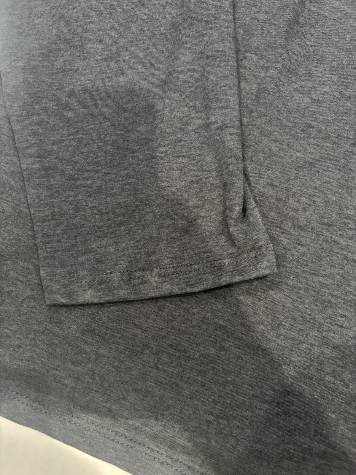 7 DIAMONDS Core Men’s Henley Performance Long Sleeve Gray Shirt – XL