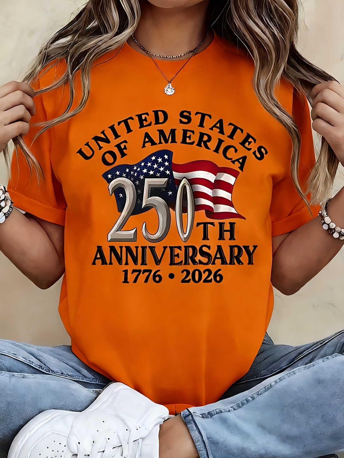USA 250th Anniversary Shirt 1776 2026 Patriotic American Flag T-Shirt