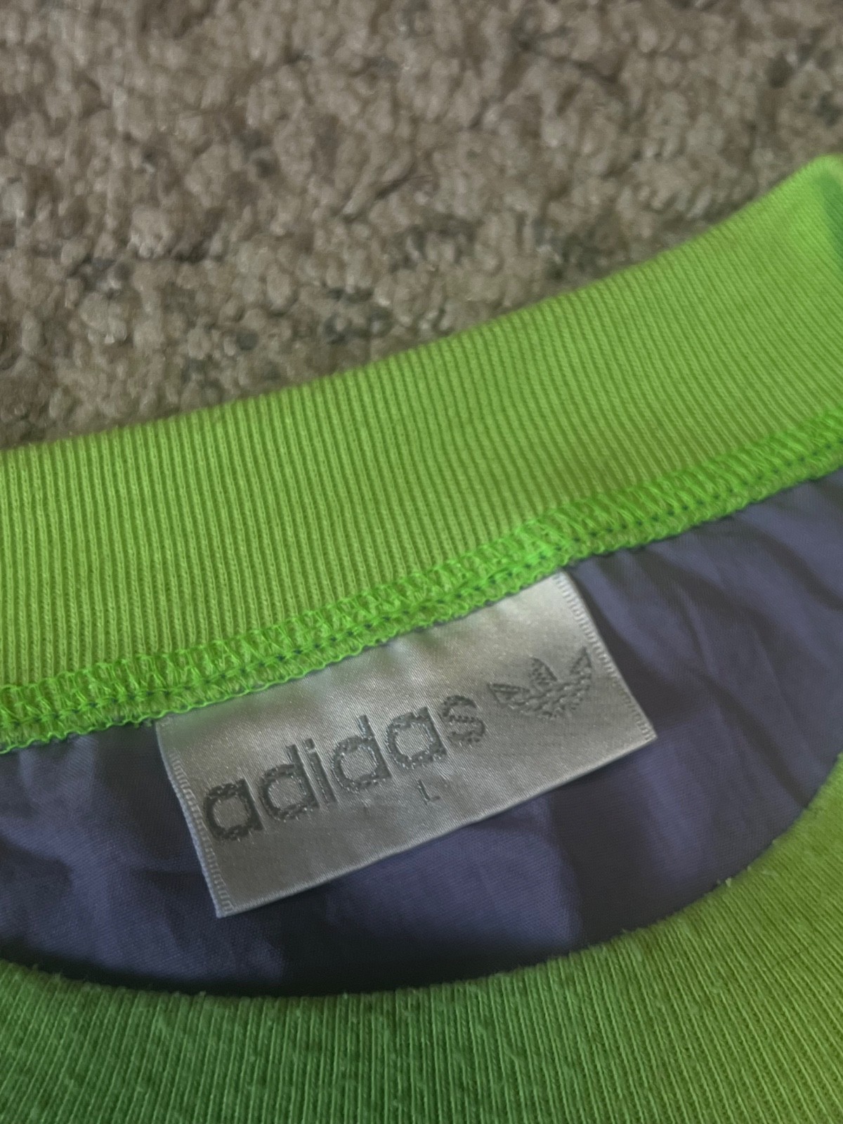 Ultra Rare Vintage 80s Adidas x Stüssy Beachwear Short Sleeve Top – Size L